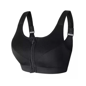 Linorie Sport BH Rits Superior Voorkant Ritssluiting Vrouwen Fitness
