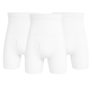 3 Pack - Linorie Corrigerende Boxershort Mannen Hoge Taille Buikband Taillevormer