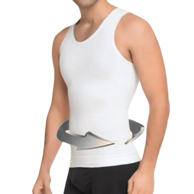 3 Pack - Linorie Corrigerend Shirt Mannen Shapewear Hemd - Afbeelding 2
