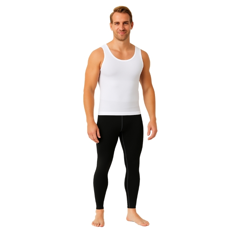 3 Pack - Linorie Corrigerend Shirt Mannen Shapewear Hemd - Afbeelding 5